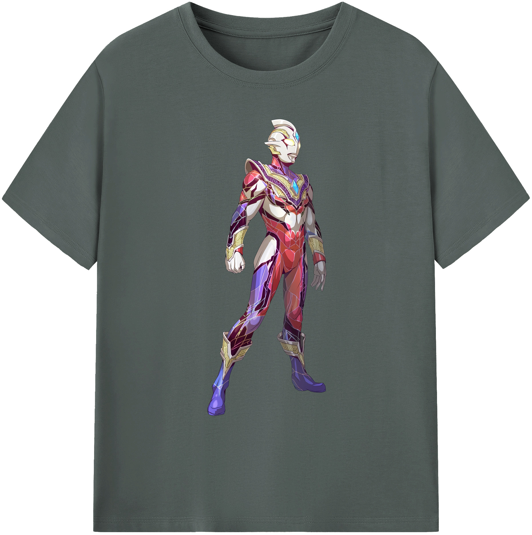 （画像用） ウルトラマン Ultraman 綿100％ メンズ半袖Tシャツ｜肌触りやわらか＆通気性
